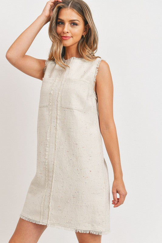 white christmas dresses Diannie Tweed Mini Dress