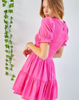 Feelin' Breezy Mini Dress- Pink