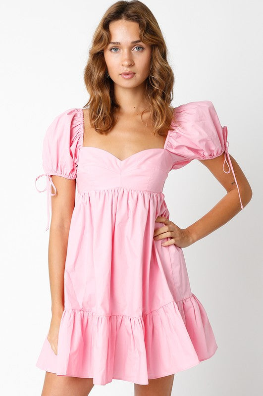 Pink Babydoll Dress – Evelyn Rose Boutique