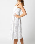 Floral Linen Dress