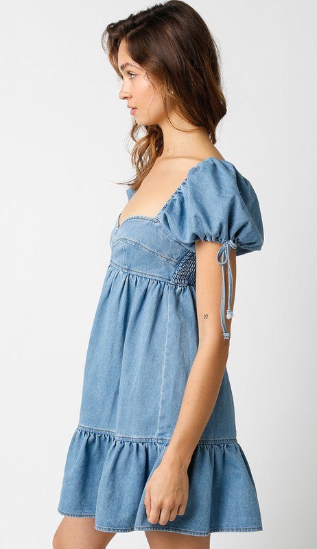 denim doll dress Sassy Shortcake Denim Doll Pink Dress