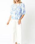 Lasting Impression Tie Front Top