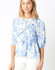 Lasting Impression Tie Front Top