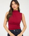 Go Getter Top- Deep Red