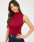Go Getter Top- Deep Red