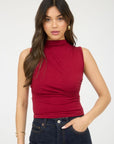Go Getter Top- Deep Red