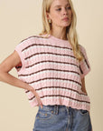 Laci Striped Knit Vest
