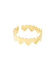 Mabel Heart Ring- Gold Plated