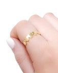 Mabel Heart Ring- Gold Plated