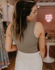 Madalynn Bodysuit-Light Olive