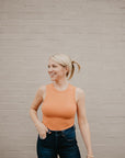 Madalynn Bodysuit- Dusty Orange