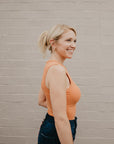 Madalynn Bodysuit- Dusty Orange