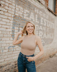 Madalynn Bodysuit- Tan