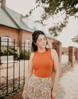 Madalynn Bodysuit- Rust