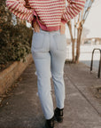 Sophia Distressed High Rise Jeans