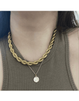 Esme Thick Rope Chain Necklace