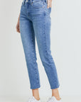 Lena High Rise Straight Leg Jean