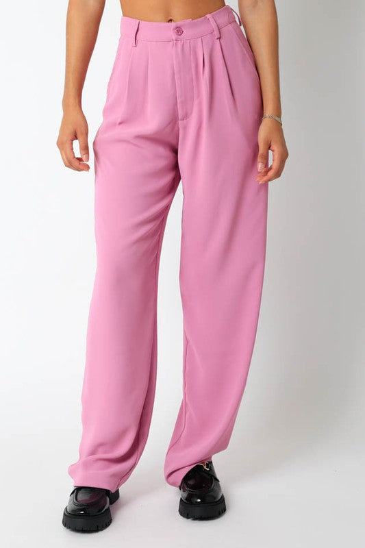 Cut to The Chase Pink Pants