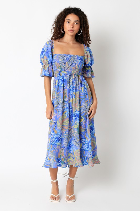 The Livin's Easy Dress- Blue Lagoon