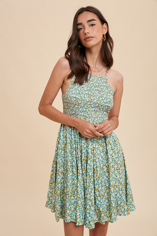 Floral Smocked Cami Dress