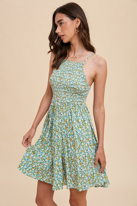Floral Smocked Cami Dress