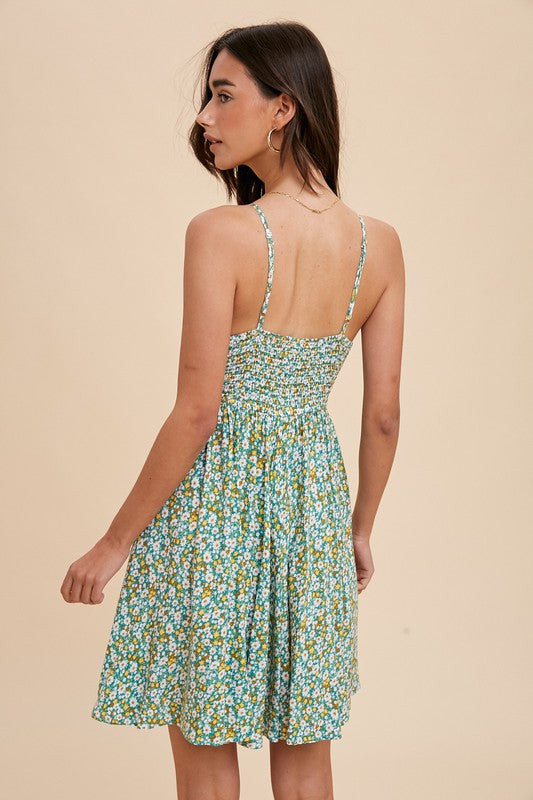 Floral Smocked Cami Dress