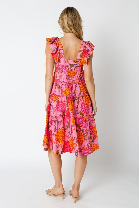 Where The Pink Petals Bloom Dress