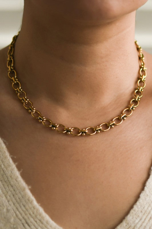 Oval Chain Necklace