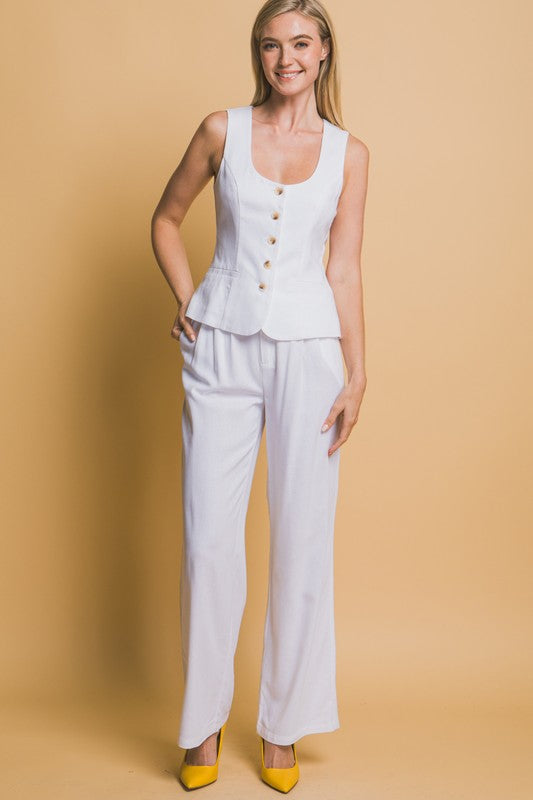 Current Mood Pants- White