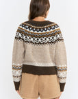 Nordic-inspired Wool-blend Cardigan