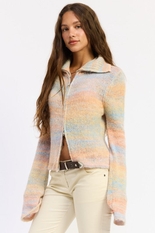 The Sweet Life Zip-Up Sweater