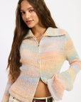 The Sweet Life Zip-Up Sweater