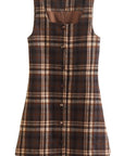 Plaid Mini Dress