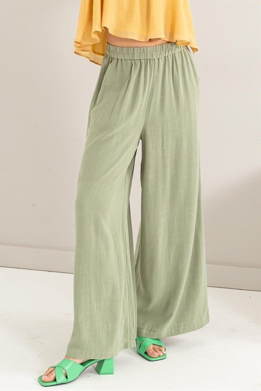 Harbor Point Pants- Sage