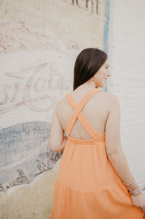 Midsummer Memories Dress- Orange