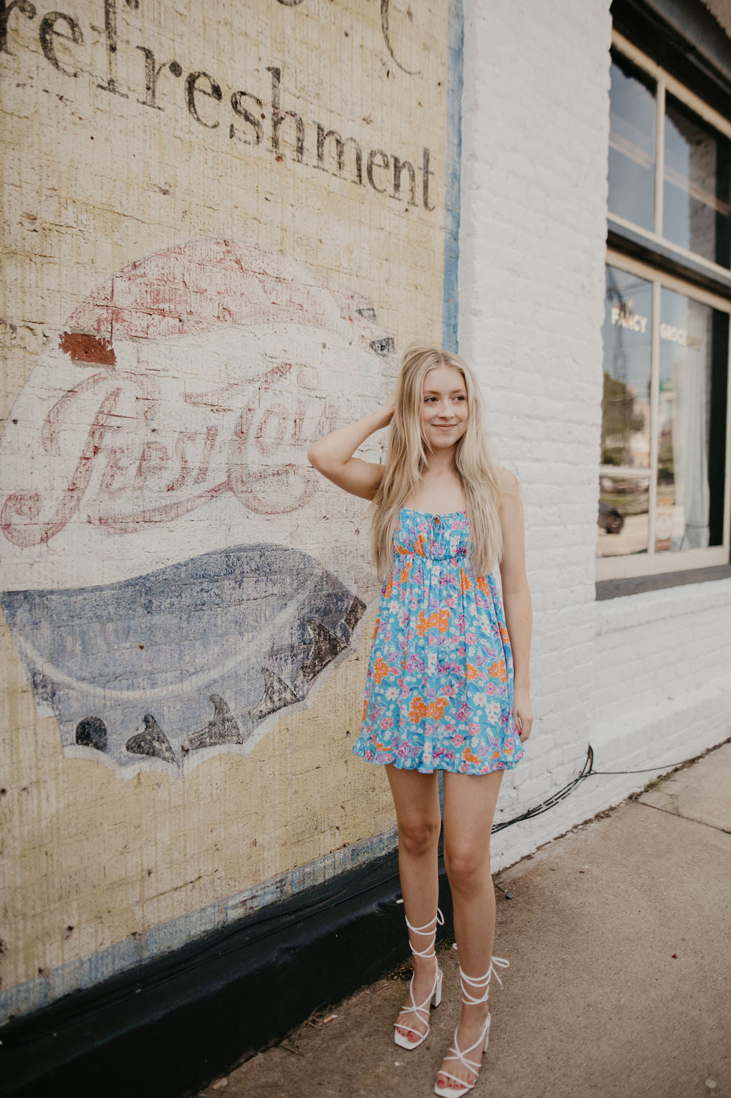 Rising Tides Dress- Blue