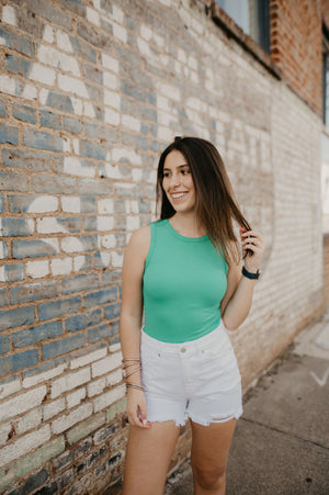 Madalynn Bodysuit- Light Green