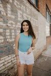 Madalynn Bodysuit- Aqua