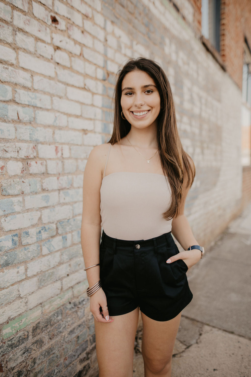 Simply the Best Crop Top- Stone