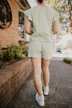 Daydreaming Shorts- Green