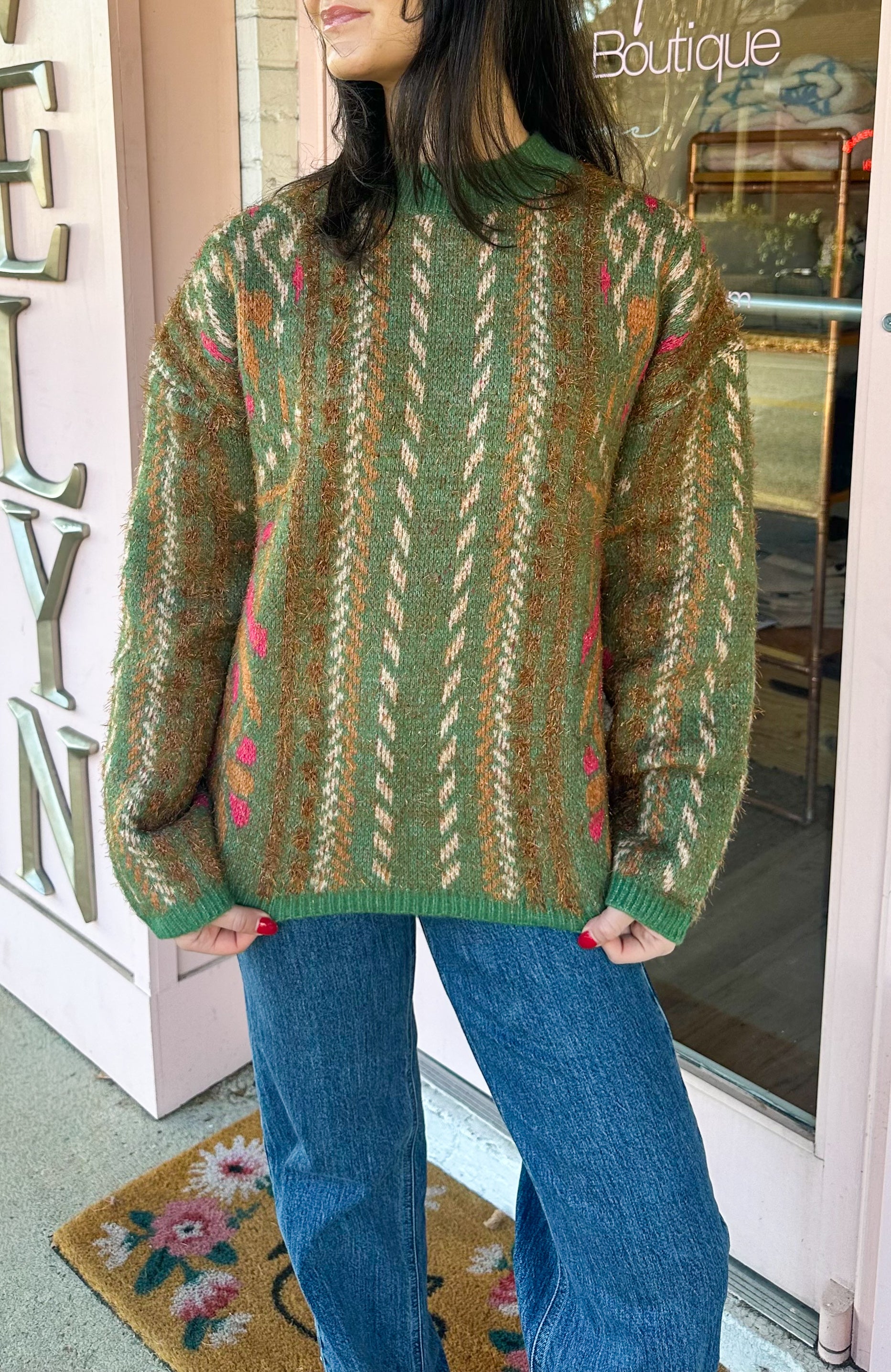 Painted Pines Sweater