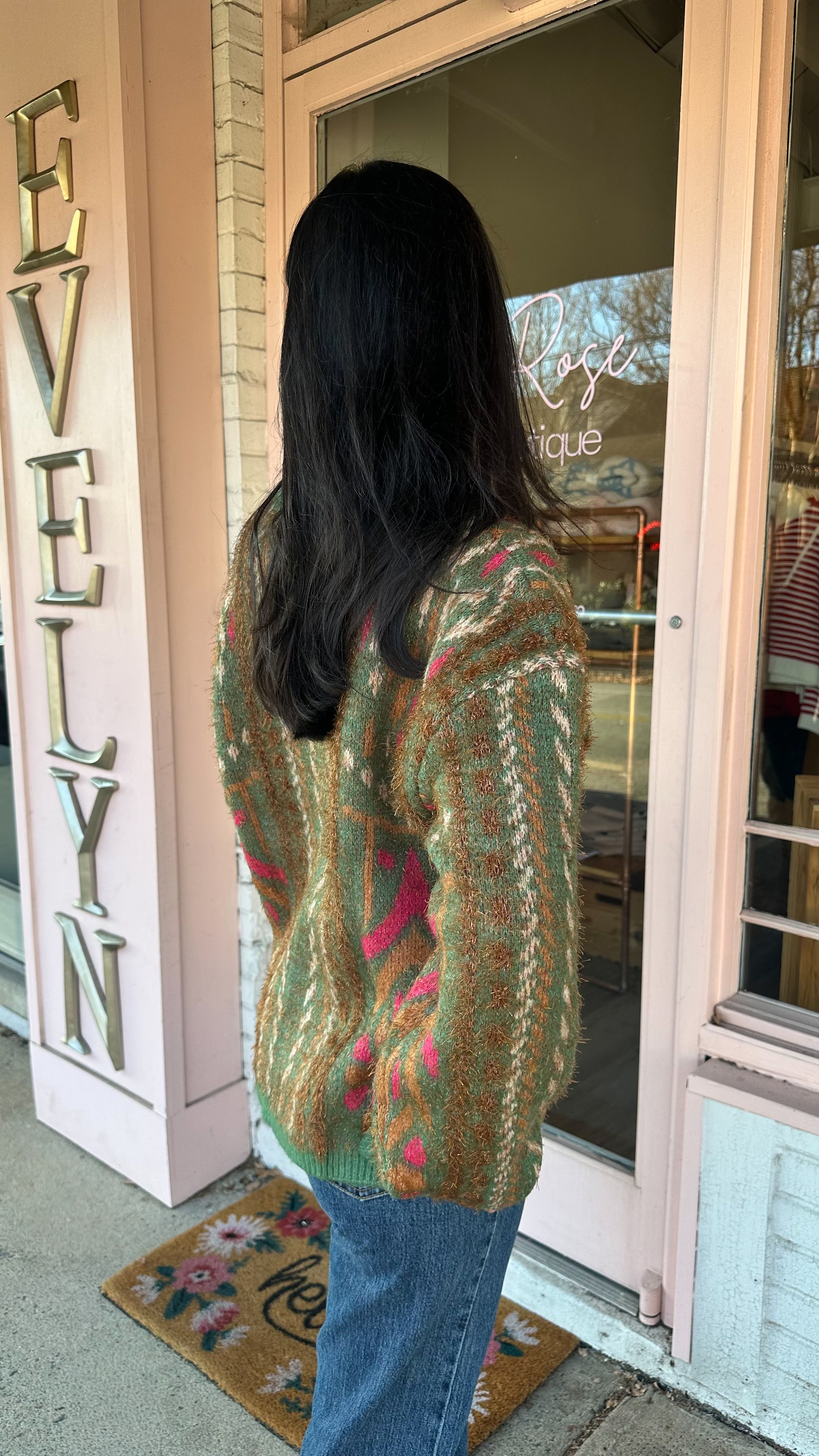 Painted Pines Sweater