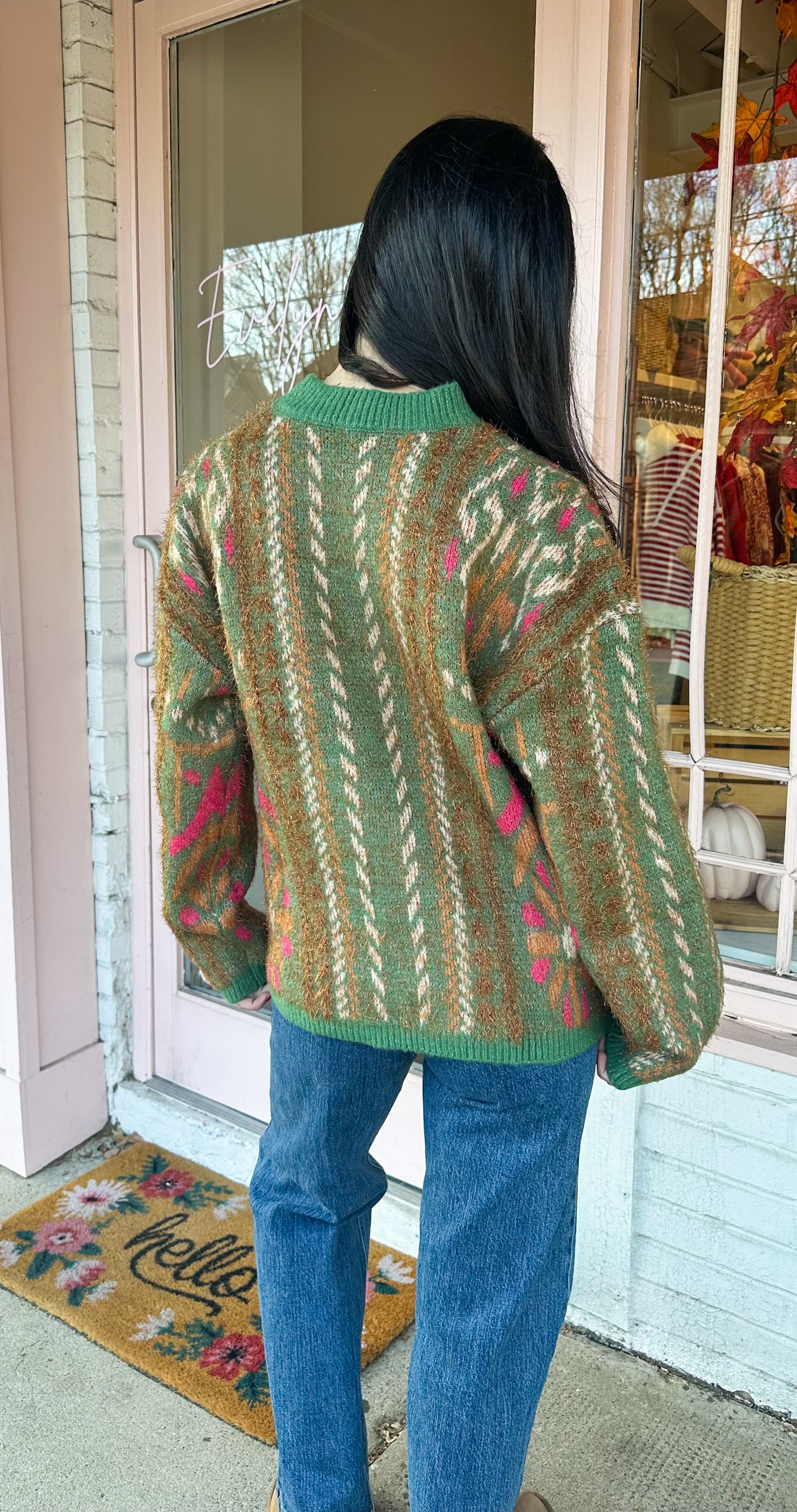 Painted Pines Sweater