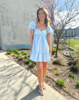 A Bright Spark Dress- Baby Blue