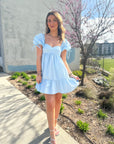 A Bright Spark Dress- Baby Blue