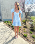 A Bright Spark Dress- Baby Blue