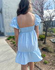 A Bright Spark Dress- Baby Blue