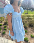 A Bright Spark Dress- Baby Blue