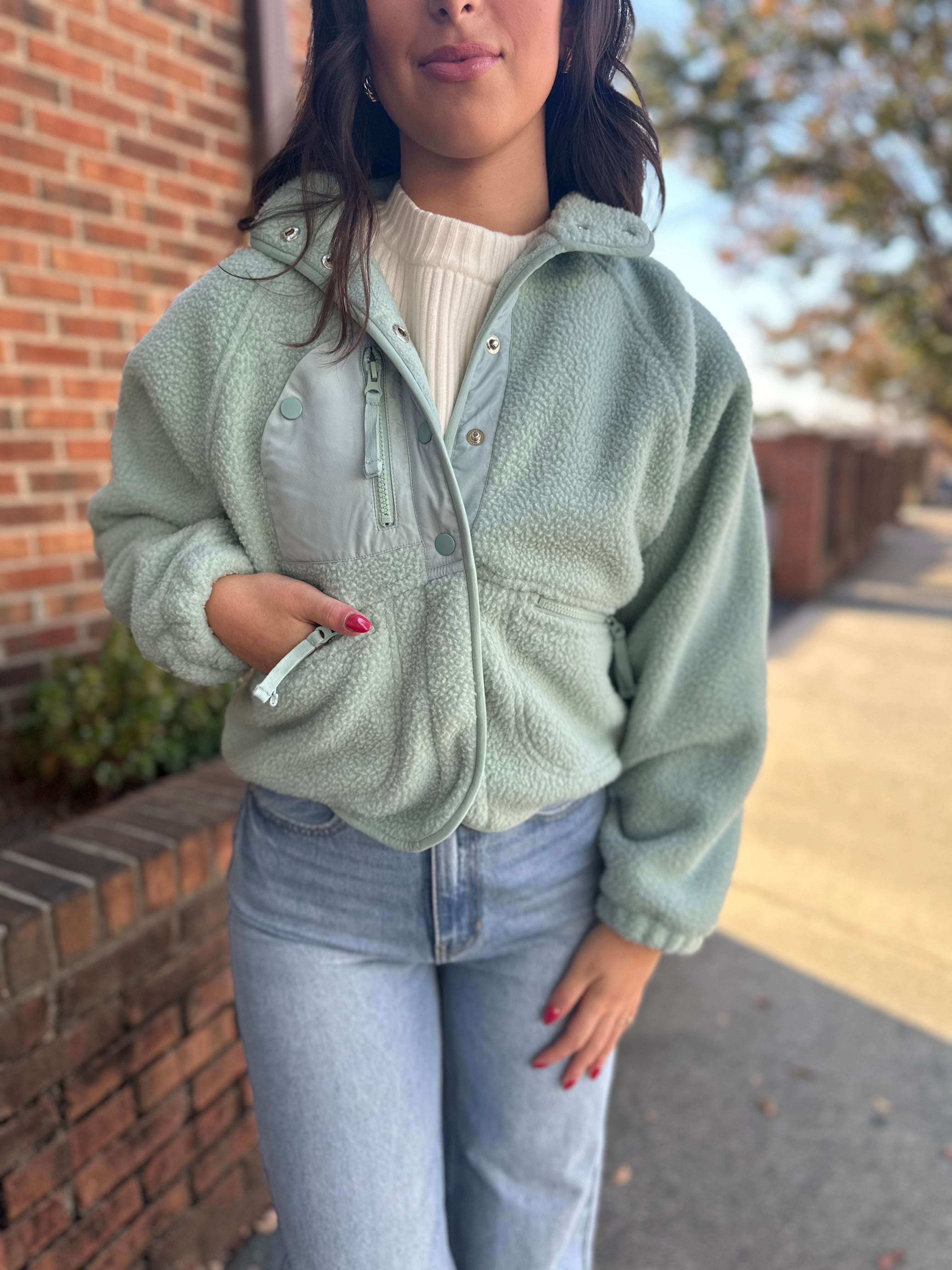 Mint To Be Fleece Jacket