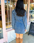 On Her Way Denim Dress